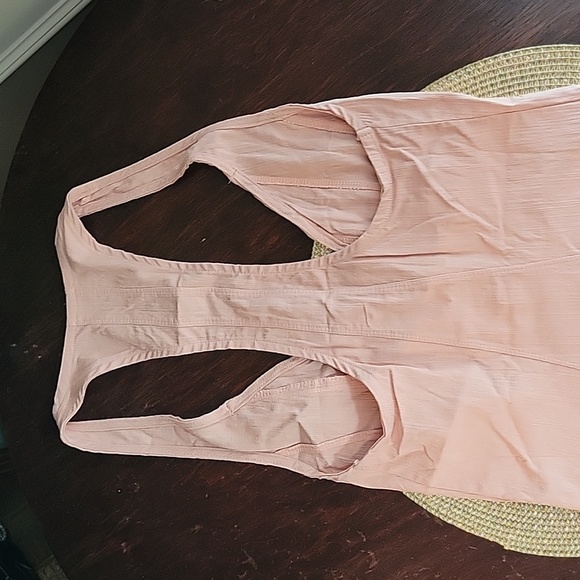 NWOT Free People FP Intimately Pale Pinky-Peach Racerback Bodysuit Size Small - Picture 9 of 10